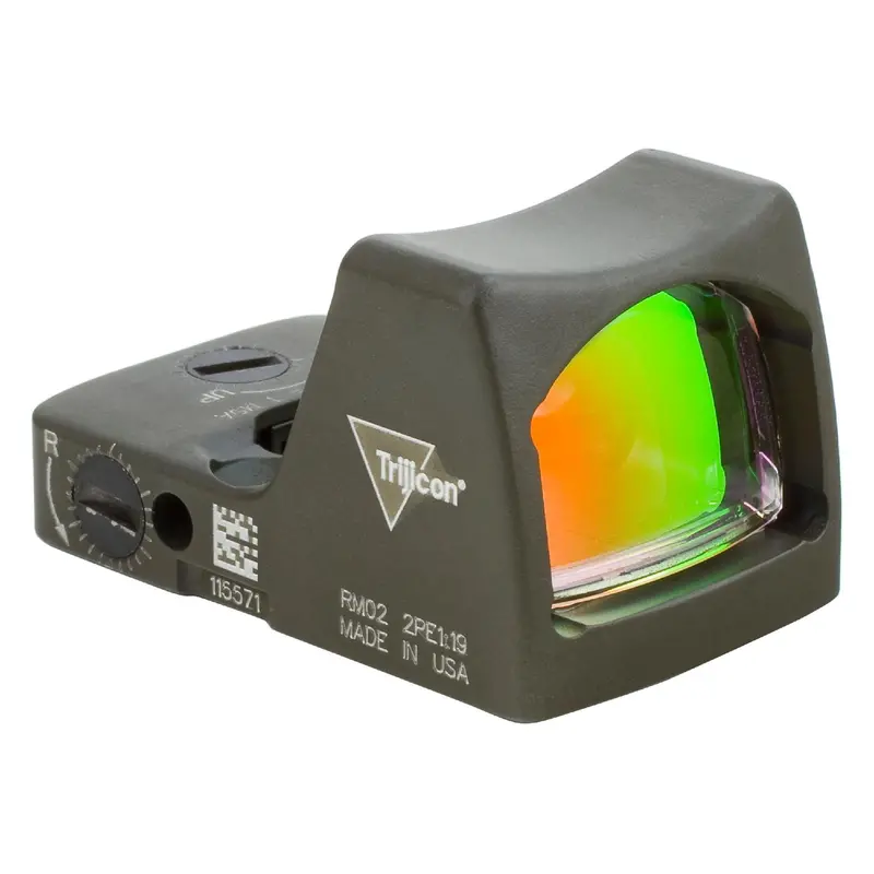 Rmr Type 2 Red Dot Sight – 3.25 Moa, Olive Drab Green Cerakote, Rm34 Mount 1