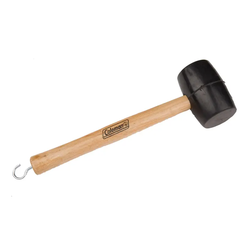 Rubber Mallet With Integrated Tent Stake Remover 1