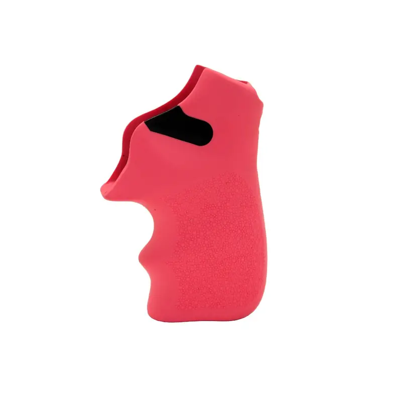 Ruger Lcr Replacement Grip – Tamer Style, Pink Rubber With Finger Grooves 1
