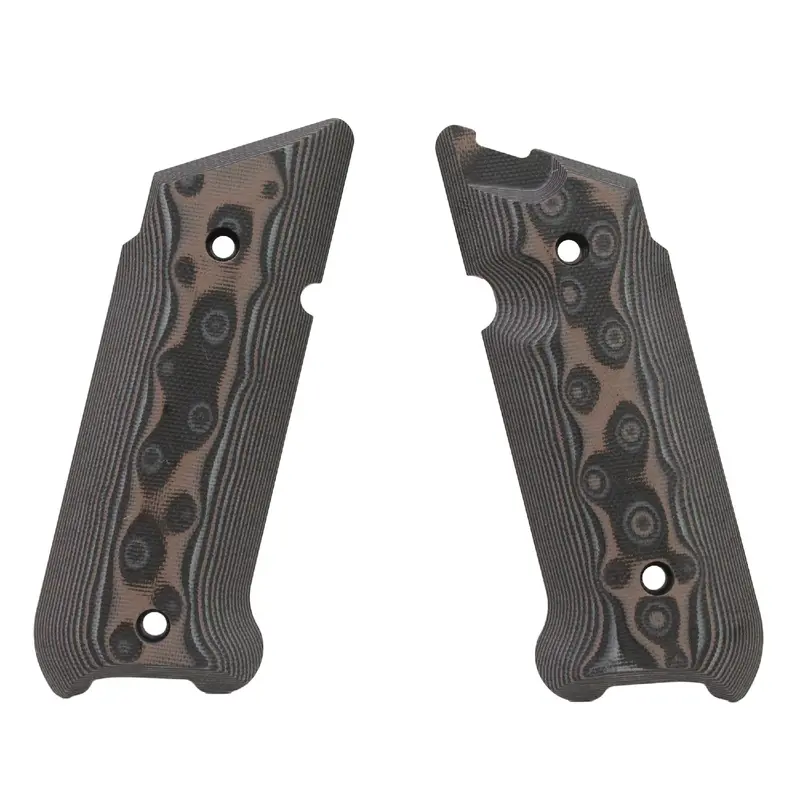 Ruger Mark Iv Replacement Grips – Black & Gray G-Mascus G10 1