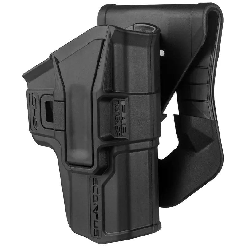 Scorpus Paddle-Belt Holster – Swivel Design For Glock 9Mm–40 S&W, Right-Hand (Black) 1