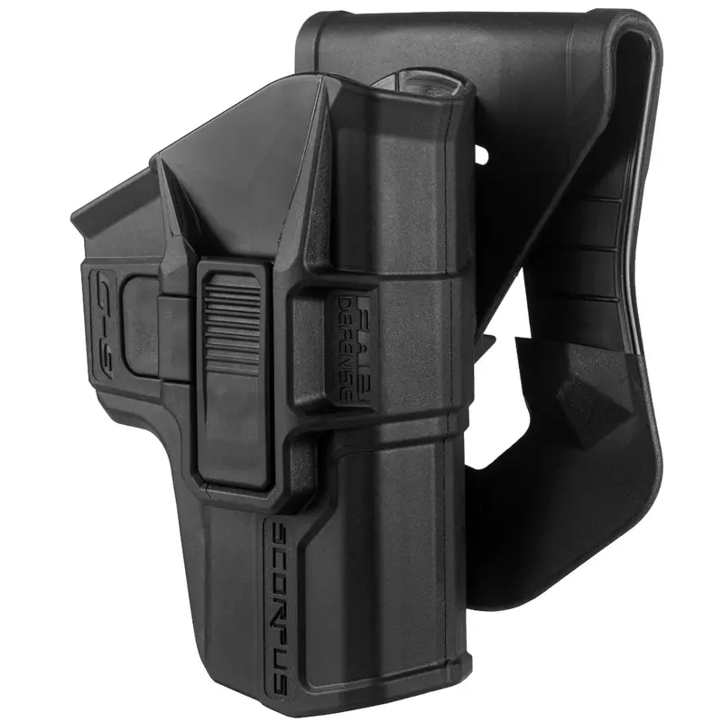 Scorpus Paddle-Belt Holster – Swivel-Level Ii For Glock 9Mm–40 S&W, Right-Hand (Black) 1
