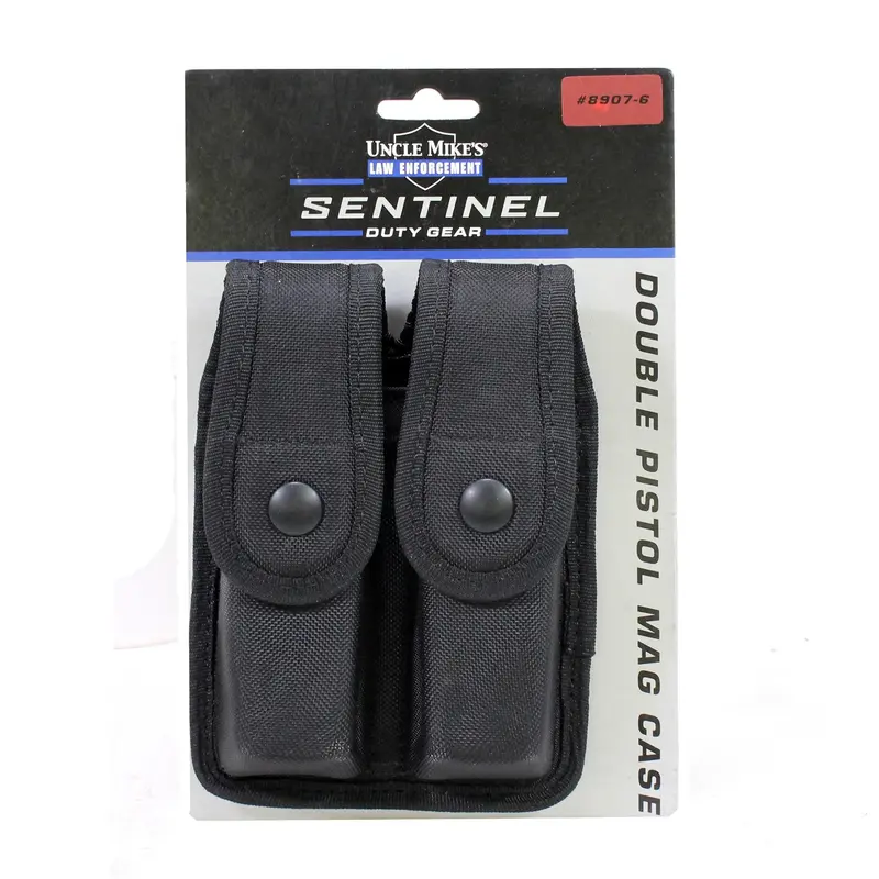 Sentinel Duty Double Glock 21 Magazine Pouch – Black 1
