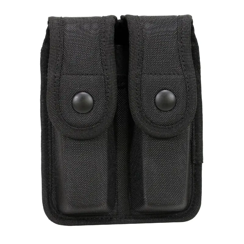 Sentinel Duty Single-Stack Double Magazine Pouch – Black 1