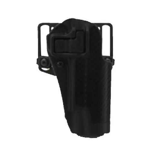 Serpa Cqc Dual-Carry Holster – Belt & Paddle, Matte Black, Right-Hand, Carbon Fiber Accent 1