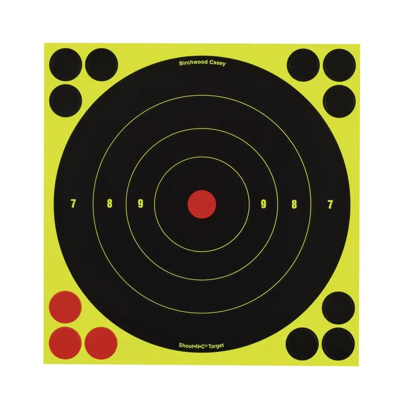 Shoot-N-C Bull’S-Eye Targets – 8" Diameter, 500-Count Pack 1