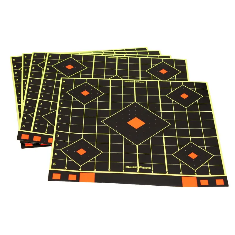 Shoot-N-C Sight-In Target – 12-Inch Precision Shooting Practice Sheet (Pack Of 50) 1