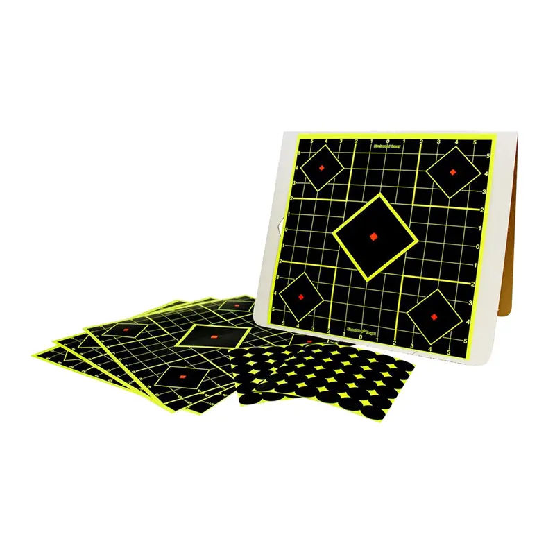 Shoot-N-C Tik-2 Sight-In Target Kit – 12-Inch Targets (4-Pack) 1