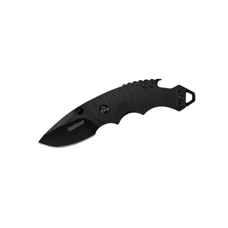 Shuffle Folding Knife – Black-On-Black Finish, Clamshell Display 1