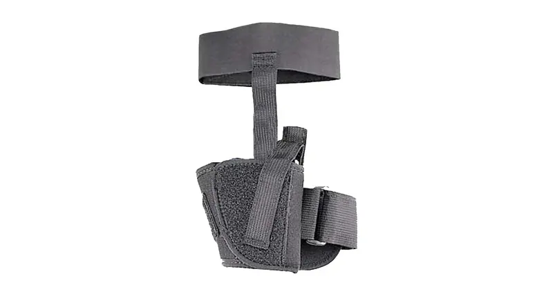 Sidekick Ankle Holster – Black Cordura Nylon, Right-Hand, Size 1 1