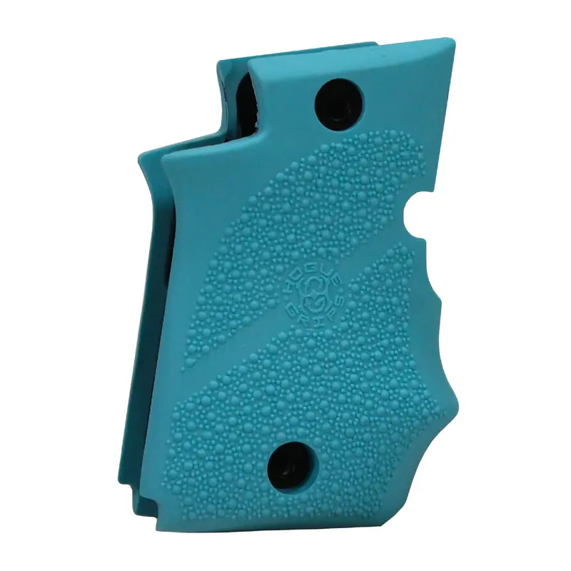 Sig P938 Ambidextrous Rubber Grip – Textured Finger Grooves, Aqua 1