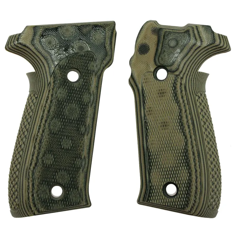Sig Sauer P226 Grip Panels — Textured G-10 With G-Mascus Green Inlay 1