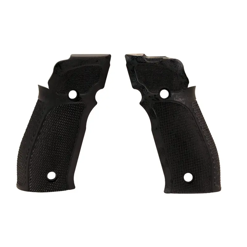 Sig Sauer P226 X5/X6 Checkered G10 Grips – Solid Black Finish 1
