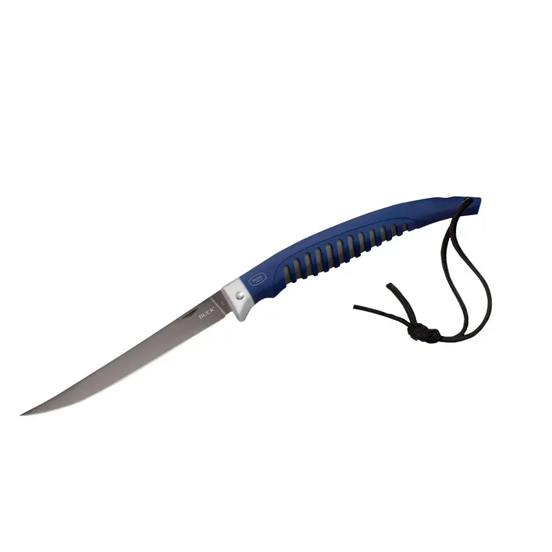 Silver Creek Fillet Knife – 6.5-Inch Plain Flat Blade, Ergonomic Black Handle, Retail Boxed 1
