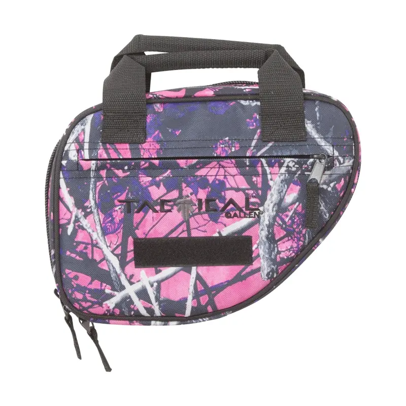 Single-Compartment Handgun Tactical Case – 10-Inch Fit, Muddy Girl Camo Pattern 1