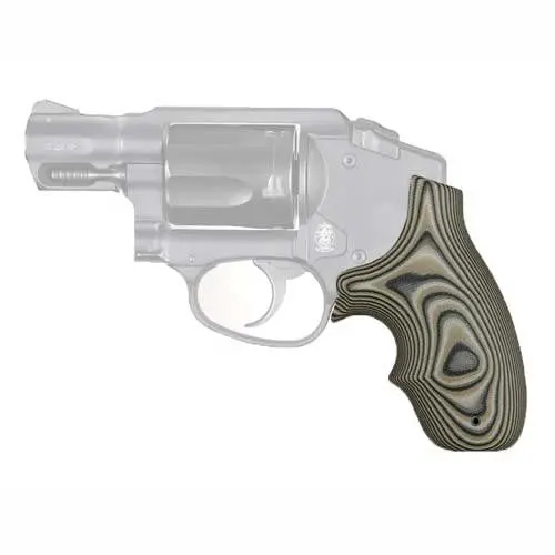 Smith & Wesson Bodyguard Polymer Bantam Revolver – G10 Grips, Smooth Texture, G-Mascus Green Finish 1