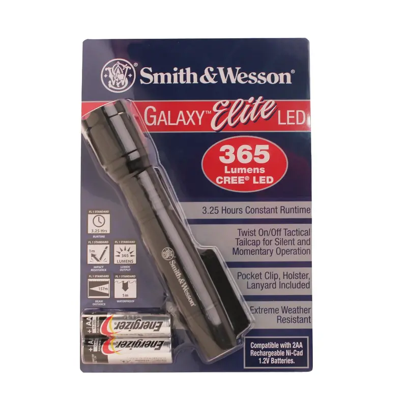 Smith & Wesson Galaxy Elite Tactical Led Flashlight – Premium Duty Lighting Tool 1