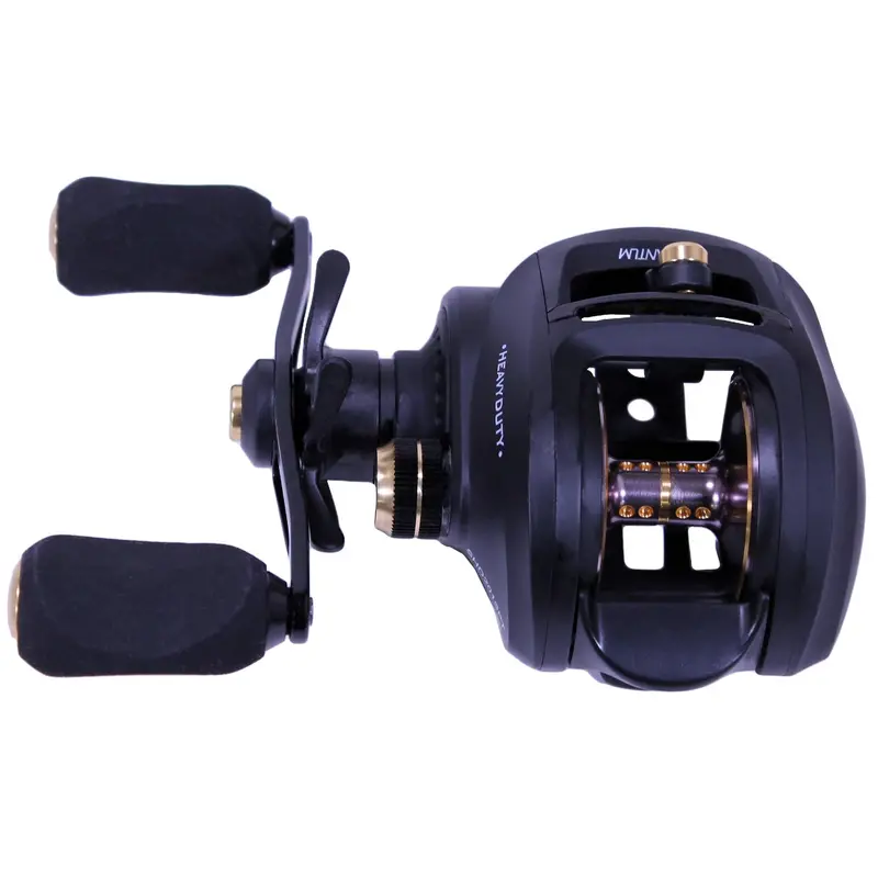 Smoke Heavy-Duty Baitcasting Reel — 6.6:1 Gear Ratio, 7 Bearings, Left-Hand Retrieve 1