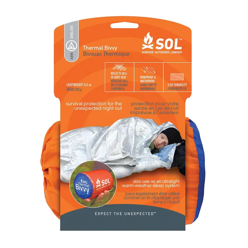 Sol Thermal Bivvy – Lightweight Emergency Shelter With Reflective Heat-Retention Layer 1