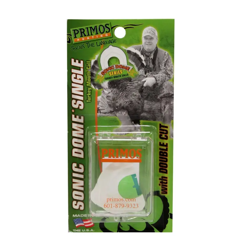 Sonic Dome Single Reed Turkey Mouth Call With Double Cut 1