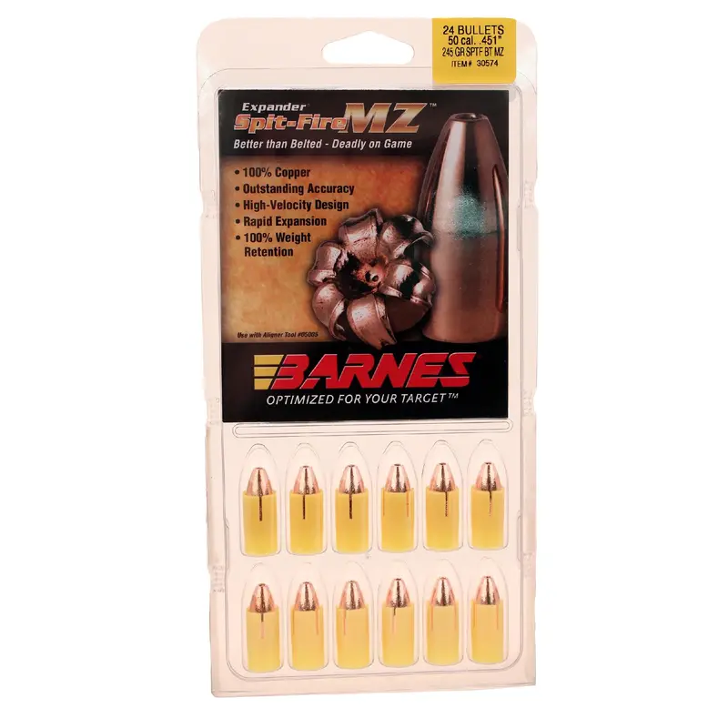 Spitfire Mz 50-Caliber Muzzleloader Sabots – 245 Grains (Pack Of 24) 1
