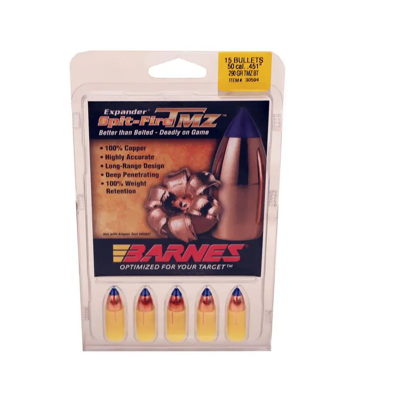 Spitfire Tmz Muzzleloader Sabots – 50 Cal, 290 Gr, Pack Of 15 1