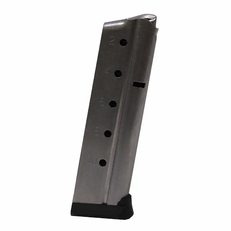 Stainless Steel Pistol Magazine – Compatible With .22 Tcm And 9Mm, 10-Round Capacity 1