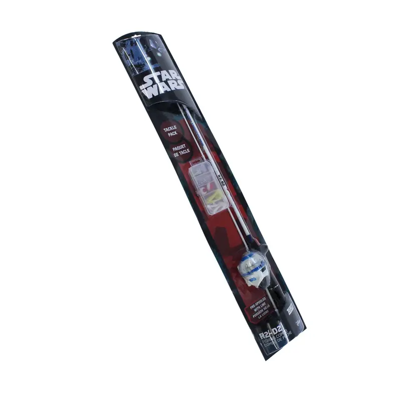 Star Wars Themed Spincast Fishing Combo – 5'6" 2-Piece Rod, 6–10 Lb Line Rating 1