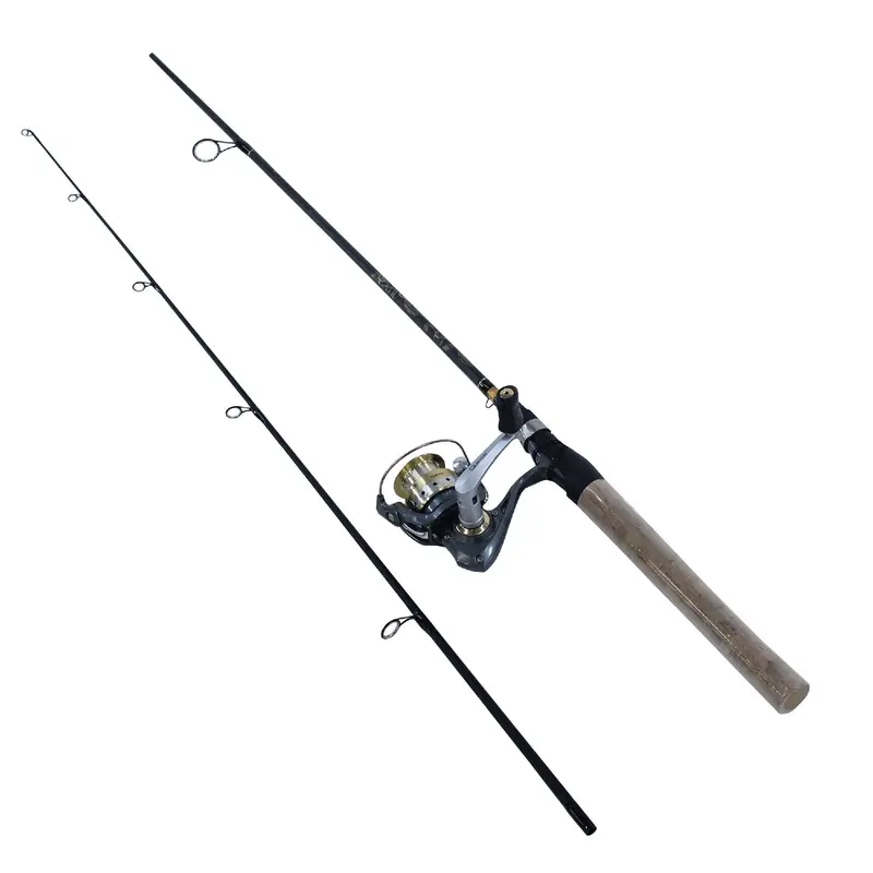 Strategy Medium-Light Spinning Combo: 6' 2-Piece Rod, 10 Size Reel, 5.2:1 Gear Ratio, Left-Hand 8-Bearing Reel 1