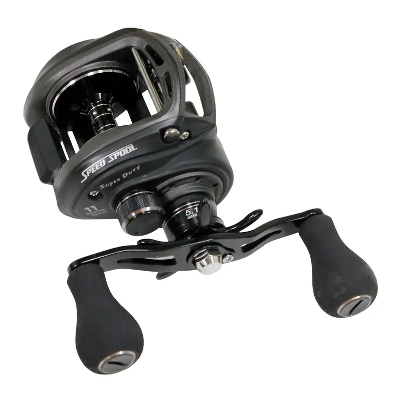 Superduty Wide Speed Spool Baitcaster – 5.1:1 Ratio, 21" Retrieve, 14Lb Max Drag 1