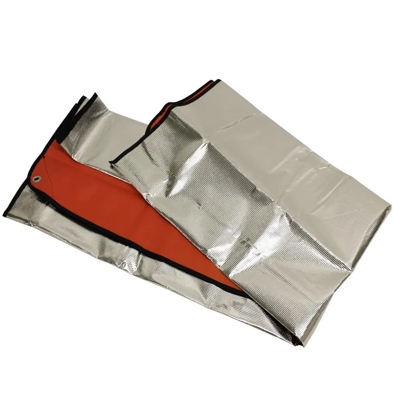 Survival Blanket 2.0 – Lightweight Emergency Thermal Blanket, High-Visibility Orange 1