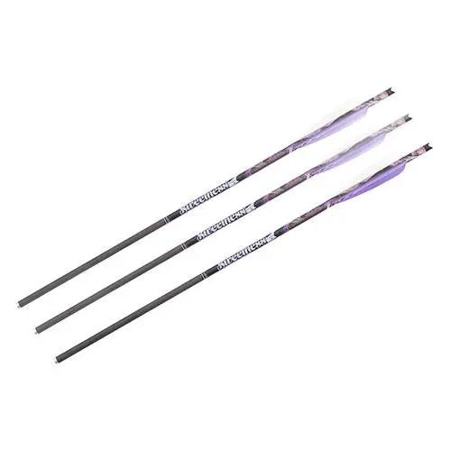 Sweetness Carbon Target Arrows — 26 Inch Muddy Girl Finish (3-Pack) 1