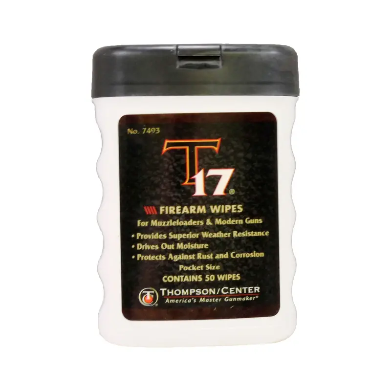 T17 Firearm Wipes — Pack Of 50 Pre-Moistened Cleaning Cloths 1