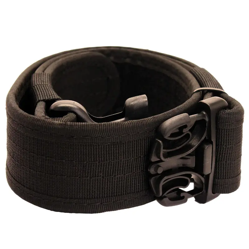 Tac Ops Reinforced Duty Belt – Small (28–36" Waist), Black 1