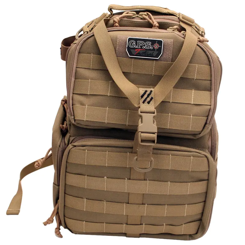 Tactical Field Backpack – Rugged Tan Construction 1