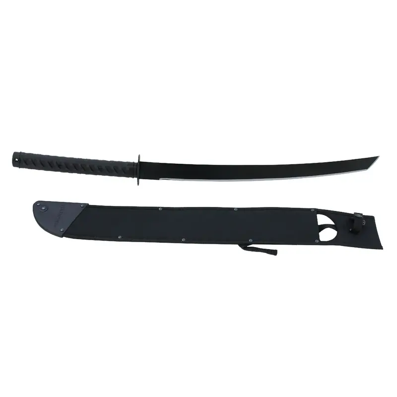 Tactical Katana-Style Machete With Integrated Sheath 1