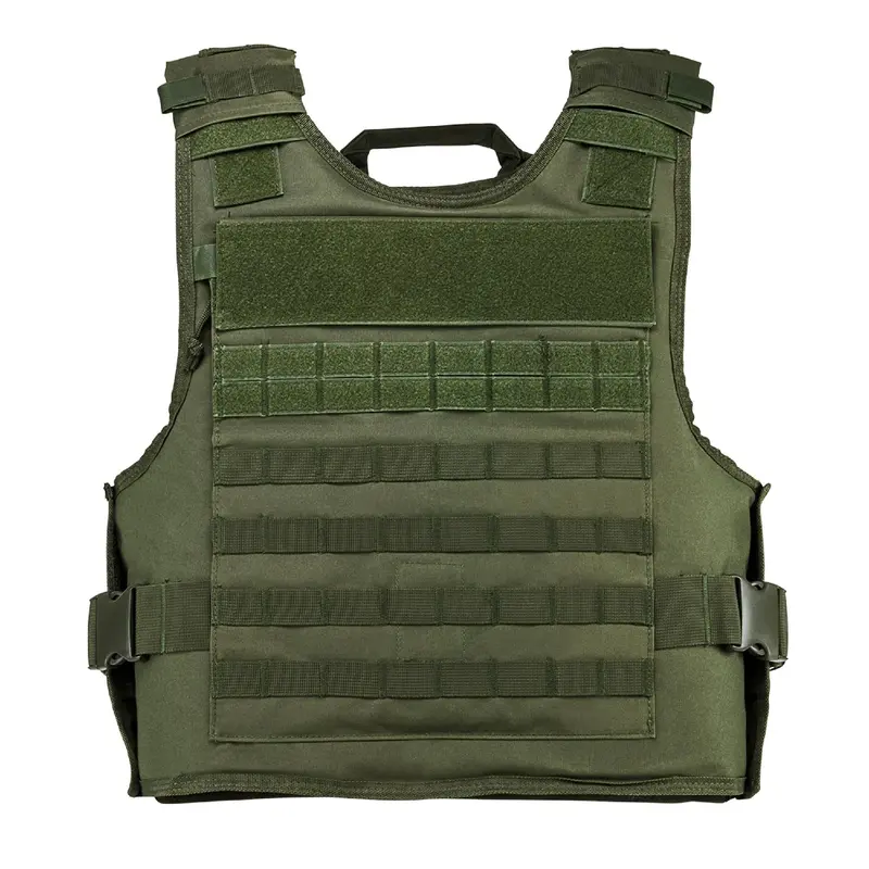 Tactical Plate Carrier – Size 2Xl, Olive Green Molle-Compatible Vest 1