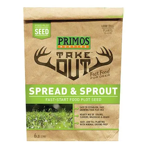 Take Out Spread & Sprout Food Plot Seed – 5 Lb Bag For Wildlife Attraction 1