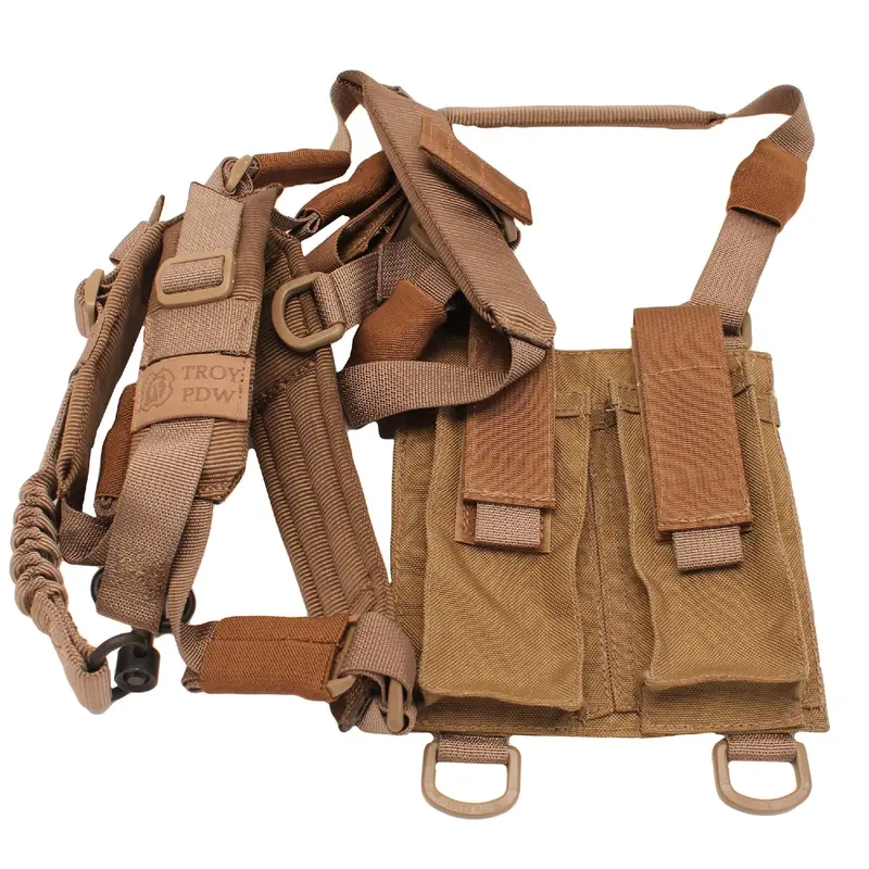Tan Pdw-Style Shoulder Harness Sling 1