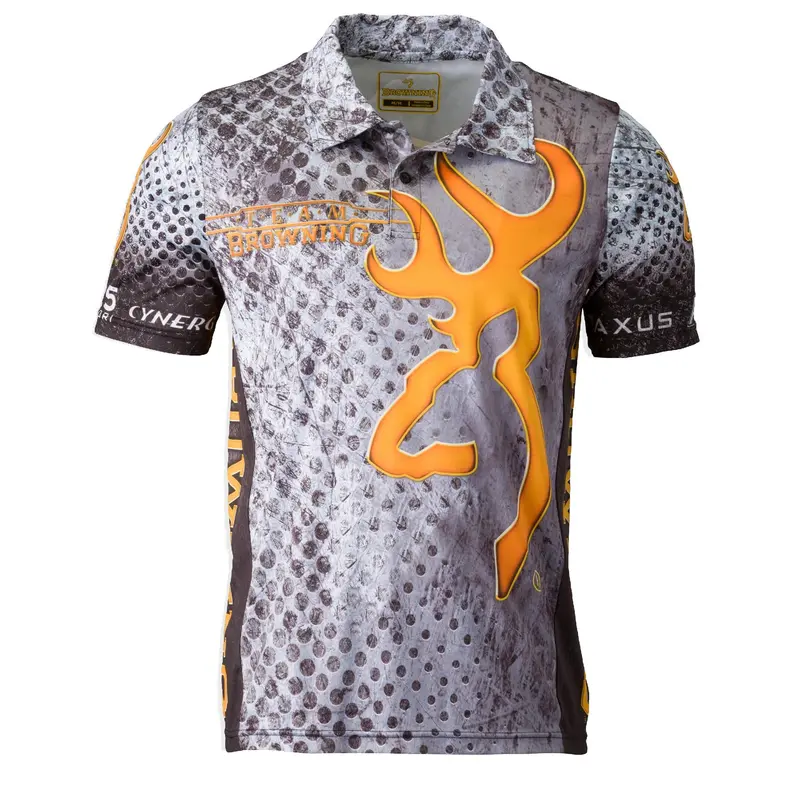 Team Browning Gray Shooting Polo – Size Small 1
