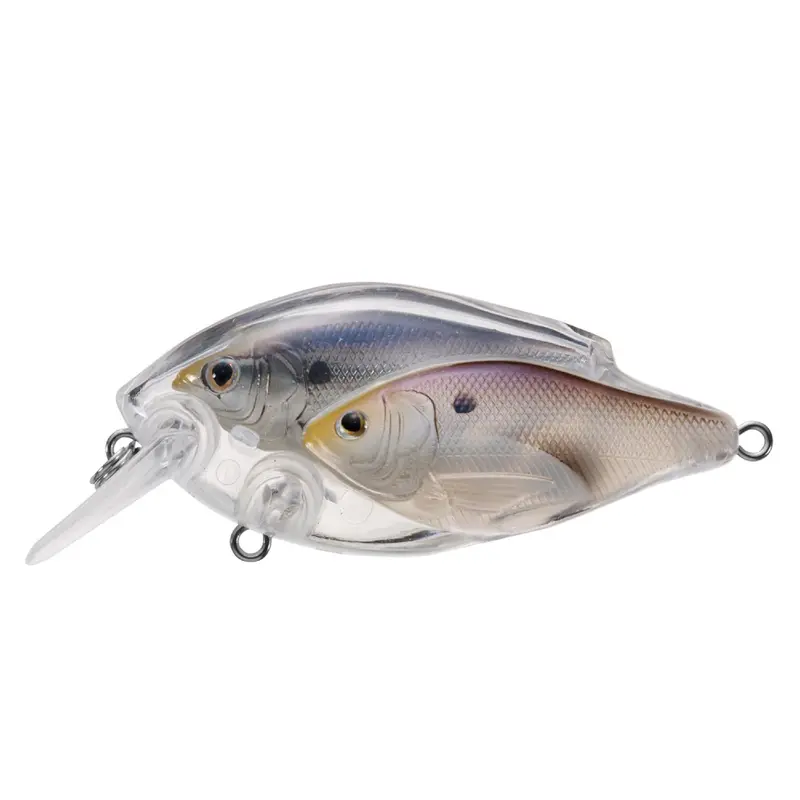 Threadfin Shad Baitball Squarebill Crankbait – 2.375", #6 Hook, 3–4 Ft Dive Depth (Pearl-Gray) 1