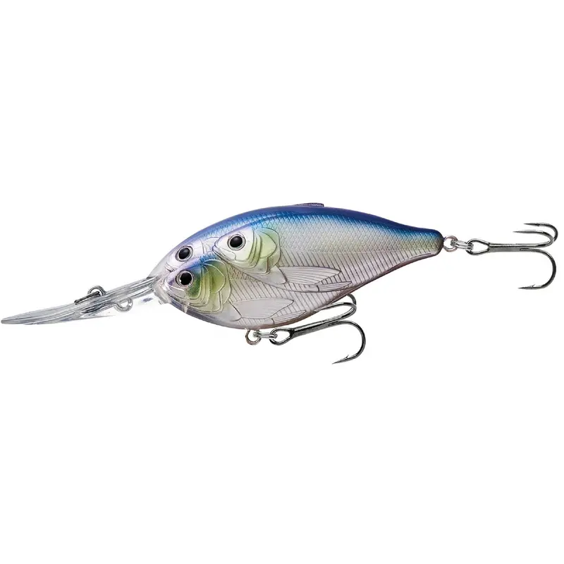 Threadfin Shad Deep-Diving Crankbait – 3" Freshwater Lure, #2 Hook, 16 Ft Max Depth, Metallic Pearl-Lavender 1