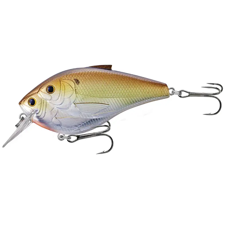 Threadfin Shad Squarebill Crankbait – 3.5" Freshwater Lure, #1-0 Hook, 5–6 Ft Dive Depth, Metallic Olive-Copper 1