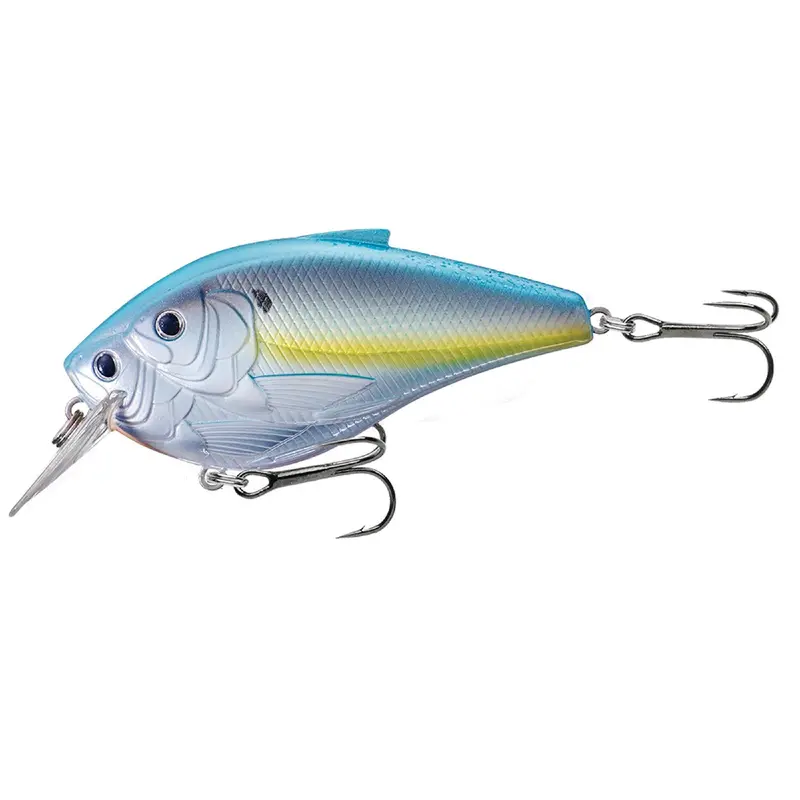 Threadfin Shad Squarebill Crankbait – 3.5" Freshwater Lure, #1-0 Hook, 5–6 Ft Dive Depth, Metallic Pearl-Blue Shad 1