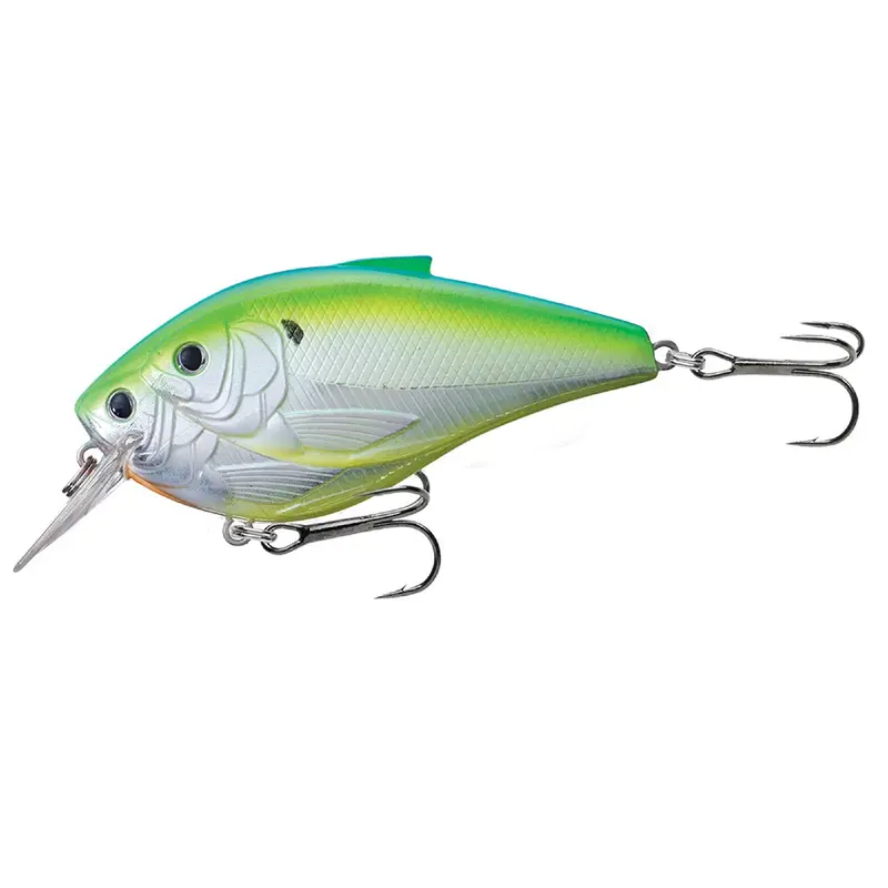 Threadfin Shad Squarebill Crankbait – 3" Freshwater Lure, #1 Hook, 4–5 Ft Dive Depth, Metallic Citrus Shad 1