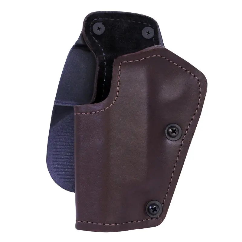 Three-Layer Synthetic Leather Paddle Holster – Left-Hand Fit For 1911 Colt Gov’T (5" Barrel), Brown 1