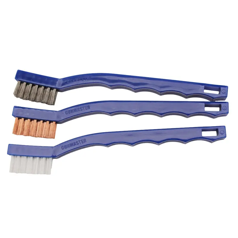 Three-Piece Bronze Utility Cleaning Brush Set 1