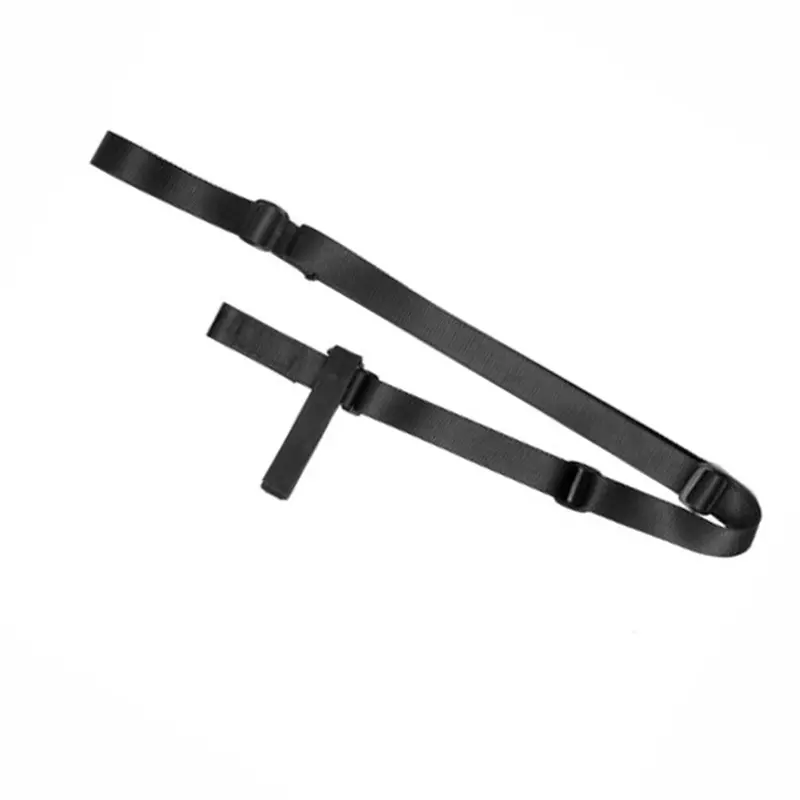 Three-Point Tactical Battle Sling – Durable Black Nylon Construction 1