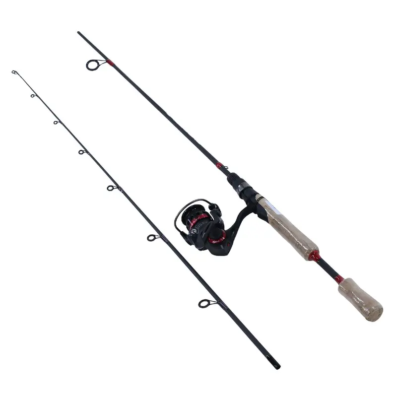 Throttle Medium-Light Spinning Combo – 6' 2-Piece Im8 Graphite Rod, 5.3:1 Gear Ratio, 11-Bearing Reel 1