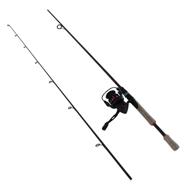 Throttle Spinning Combo – 6'6" 2-Piece Rod, Left-Hand Retrieve, 5.2:1 Gear Ratio, 11-Bearing Reel 1